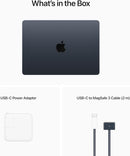 Apple MacBook Air M2 chip Laptop - Built for Apple Intelligence, 13.6-inch Liquid Retina Display, 8GB RAM, 512GB SSD Storage, Backlit Keyboard, 1080p FaceTime HD Camera, Midnight (MLY43LL/A)