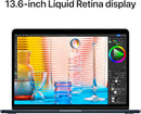 Apple MacBook Air M2 chip Laptop - Built for Apple Intelligence, 13.6-inch Liquid Retina Display, 8GB RAM, 512GB SSD Storage, Backlit Keyboard, 1080p FaceTime HD Camera, Midnight (MLY43LL/A)