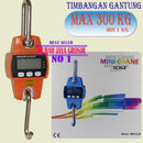 Baxnore MNCS-M 300kg Portable Digital Mini Crane Scale – Heavy-Duty Industrial Weighing Device with LCD Display, Tare Function, and Hook Suspension