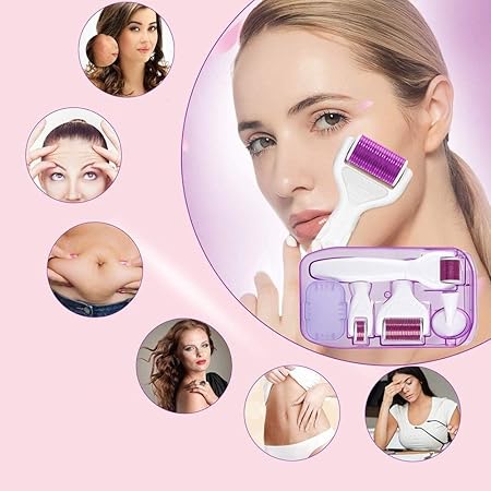 Movov 6 In 1 Derma Roller System for Face and Body 