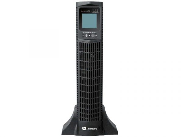 Mercury Envy MPM-1.5K-RT Online Rack Tower Convertible UPS 1500VA - 0.9PF, 1.5KVA/1.35KW, 1/1 phase, 36Vdc (3 x 9AH/12V battery) 2 x universal output sockets, RS232 and USB Communication