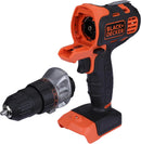 Black & Decker MT218K-GB 18V Cordless Multi Tool Kit Drill Driver Set– a versatile multi-tool kit with drill/driver, ideal for DIY jobs and everyday repairs around the home