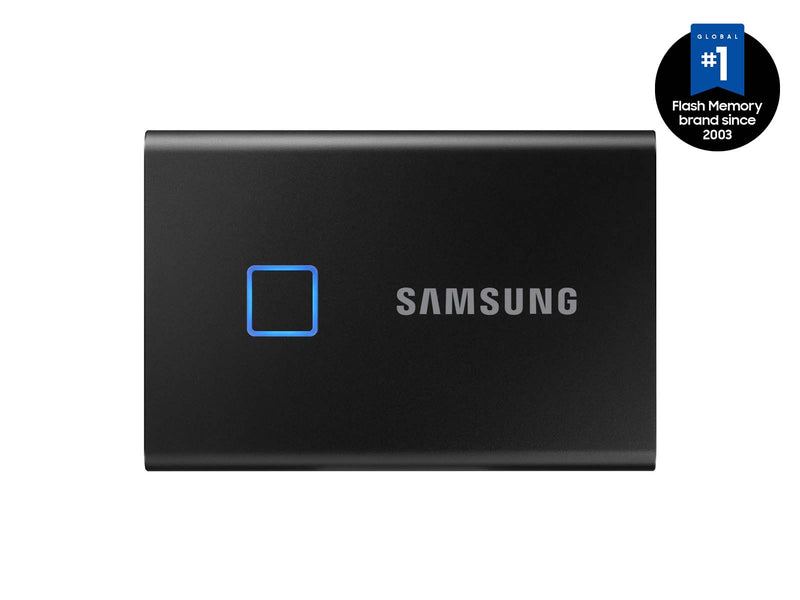 Samsung T7 1TB Touch Portable External SSD with Fingerprint Security (MU-PC1T0K/WW)