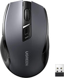 UGREEN MU006 Wireless Mouse 2.4G with USB Receiver, 5-Level 4000 DPI 6 Buttons, 18 Months Battery Life