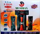 MUSIMAX LM-1106 3.1 CH Woofer Home Theater System – Bluetooth, USB, FM Radio, Remote Control