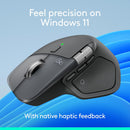 Logitech MX Master 4 wireless mouse front view