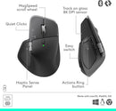 Logitech MX Master 4 wireless mouse front view