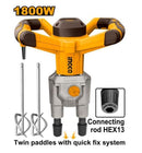 Ingco MX218008 1800W Electric Mixer – Heavy-Duty High-Power Mixing Tool for Cement, Paint & Construction Use