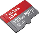 SanDisk Ultra 128GB microSDXC card 100MB/s SDSQUAR-128G-GN6MA packaging
