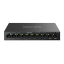 Mercusys MS110CMP 8-Port 10/100 Mbps + 2-Port Gigabit Desktop Switch – Provides reliable network connectivity for stable internet sharing and smooth data transfer in homes and offices