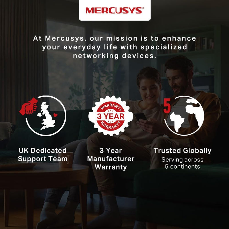 Mercusys MW300RE 300Mbps Wi-Fi Range Extender