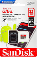 SanDisk Ultra 32GB memory card for smartphones and tablets
