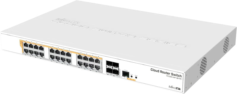 MikroTik CRS328-24P-4S+RM 24 Port Gigabit Ethernet Switch-(CRS328-24P-4S+RM)