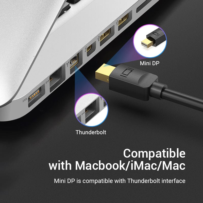 Vention Mini DP to HDMI cable 1.5m HABBG
