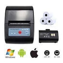 Small portable printer with convenient mobile printing capabilities.