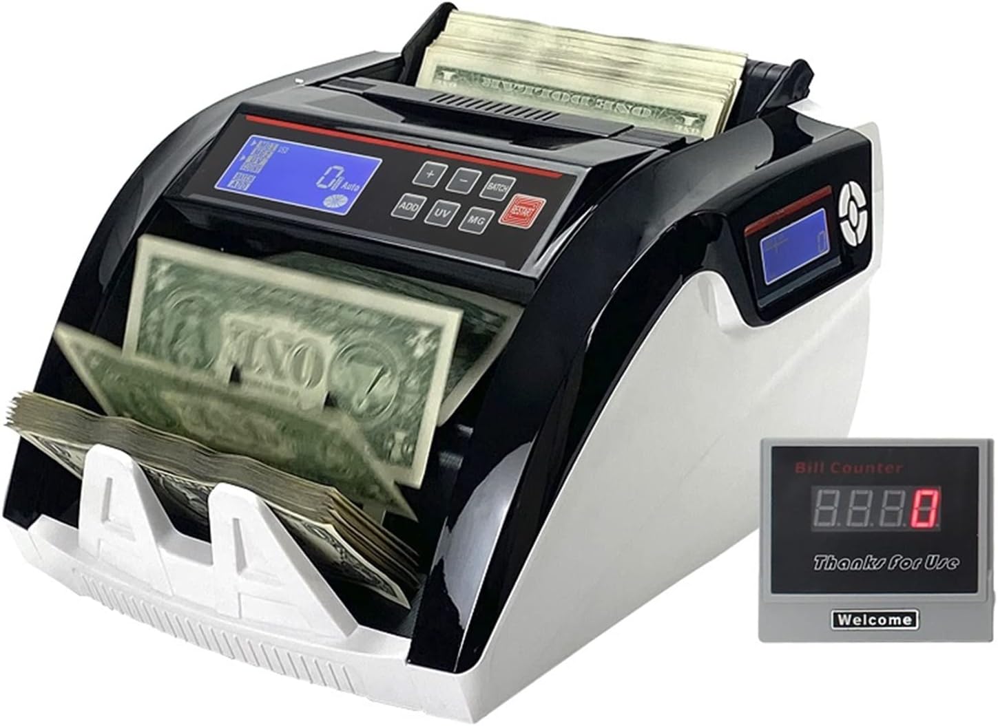 Money Counter Machine 5800D Bill Counter with fake money detector ...
