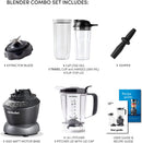 NutriBullet NBC-0910B 1000W Full-Size Blender Combo – Powerful Smoothie & Food Prep Blender