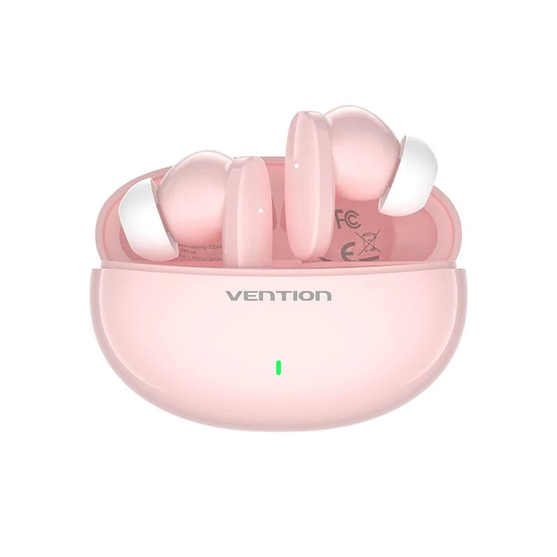 Vention NBFW0 Bluetooth 5.3 Earphones - TWS Ture Wireless Headphones, USB-C Stereo Sports Movement Earbuds with Mic Hi-Fi Tone Quality Headset, IPX4 Waterproof