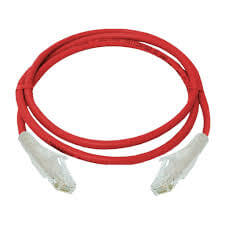D-Link Cat6A 10G UTP 24 AWG PVC Round Patch Cord Ethernet Cable-1m-Red Colour