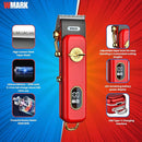 Wmark NG-899 2000mAh Professional Hair Clipper – Cordless Rechargeable Barber Trimmer with Long-Lasting Battery & Precision Cutting Blades