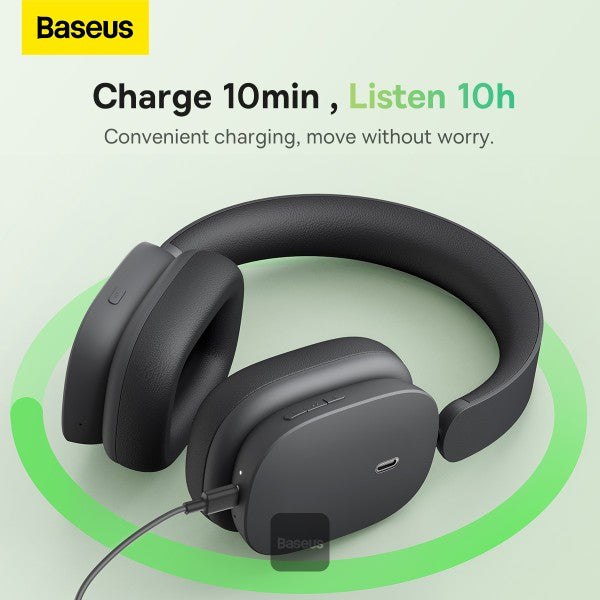 Baseus H1 Bowie Noise-Cancelling Wireless Headphone (NGTW230013)