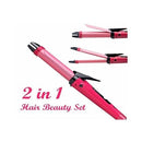 Nova NHC-1818SC 2-in-1 Hair Straightener & Curler – Ceramic Plates, Fast Heat-Up, Smooth Frizz-Free Styling