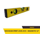 Uyustools NII012 12'' Box Beam Spirit Level Eco – Precision Magnetic Tool for Accurate Horizontal & Vertical Measurements, Durable & Lightweight Design