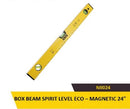 Uyustools NII024 24’’ Box Beam Spirit Level Eco – Precision Magnetic Tool for Accurate Horizontal & Vertical Measurements, Durable & Lightweight Design