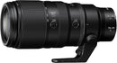 Side profile of Nikon NIKKOR Z 100-400mm f/4.5-5.6 VR S lens showing removable tripod collar foot, customizable L-Fn buttons, and focus limiter switches