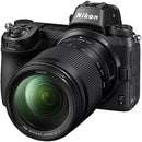 Nikon NIKKOR Z 24-200mm f/4-6.3 VR all-in-one telephoto zoom lens mounted on a full-frame Nikon Z6 II mirrorless camera body