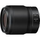 Nikon NIKKOR Z 50mm f1.8 S prime lens showing A/M focus switch and NIKKOR S badge