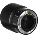 Rear perspective view of Nikon NIKKOR Z 50mm f1.8 S metal Z-mount bayonet and contacts