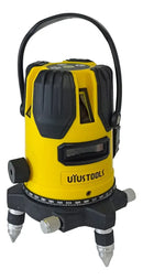 Uyustools NLC520 Laser Level Set – 360° Green Beam Self-Leveling Laser with Tripod and Carrying Case, High Precision Cross Line Level for Construction and Interior Installation