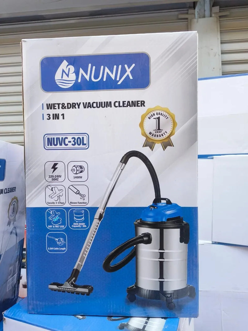 Nunix NUVC-30 30L 3 in 1 Wet and Dry Vacuum Cleaner