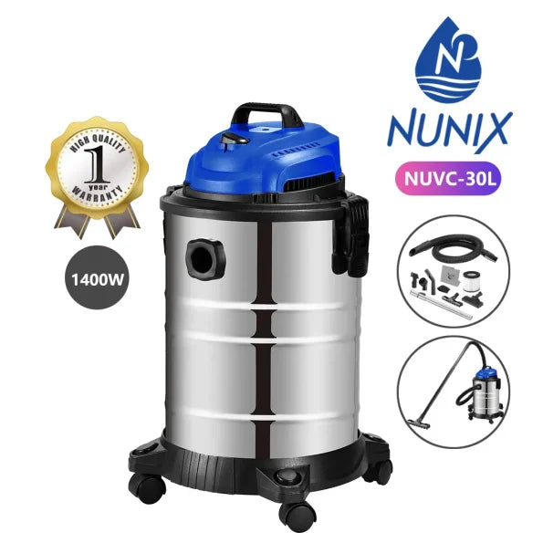 Nunix NUVC-30 30L 3 in 1 Wet and Dry Vacuum Cleaner