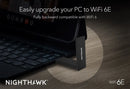 Netgear Nighthawk A8000 AXE3000 Wi-Fi 6E USB 3.0 Adapter – Enables fast and stable Wi-Fi 6E connectivity for improved wireless performance and smoother internet use