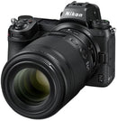 Nikon NIKKOR Z MC 105mm f/2.8 VR S macro lens mounted on a Nikon Z series full frame mirrorless camera body