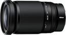 Angled side profile of Nikon NIKKOR Z 28-400mm f/4-8 VR lens showing focal length markings, zoom lock switch, and textured control ring, available at Digital Store in Nairobi Kenya