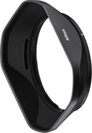Official Nikon HB-114 square-shaped lens hood included with the NIKKOR Z 28-400mm f/4-8 VR lens