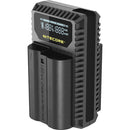 Nitecore UNK2 Dual-Slot USB Charger For Nikon – Ensures safe and efficient charging for Nikon camera batteries anytime, anywhere