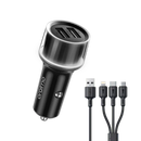 Oraimo OCC-1152D-X93 Highway 15 15.5W Car Charger with 3-in-1 Cable