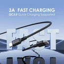 Oraimo OCD-154CC FastLine 2 3A 1.5M Fast Charging and Syncing-High-speed Data Cable Type-C to Type C