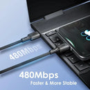 Oraimo OCD-154CC FastLine 2 3A 1.5M Fast Charging and Syncing-High-speed Data Cable Type-C to Type C