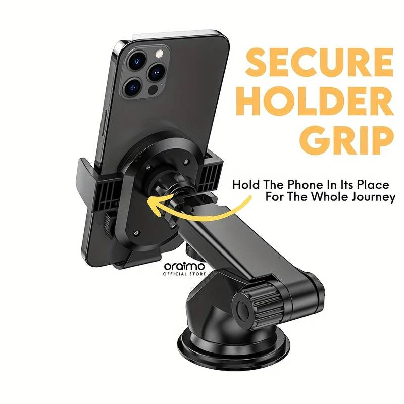 Oraimo OCM-12 Hydra 3 Universal Car Phone Holder Secure Car Mount Stand