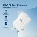 Oraimo OCW-U106S-CL55 PowerCube 20 20W Wall Charger Kit