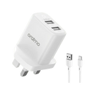 Oraimo OCW-U67D+C53 FireFly 2U 2.4A Type C Charger