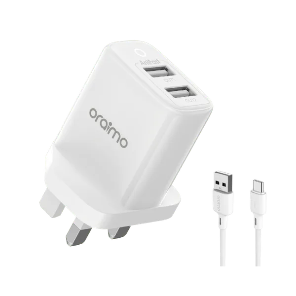 Oraimo OCW-U67D+C53 FireFly 2U 2.4A Type C Charger
