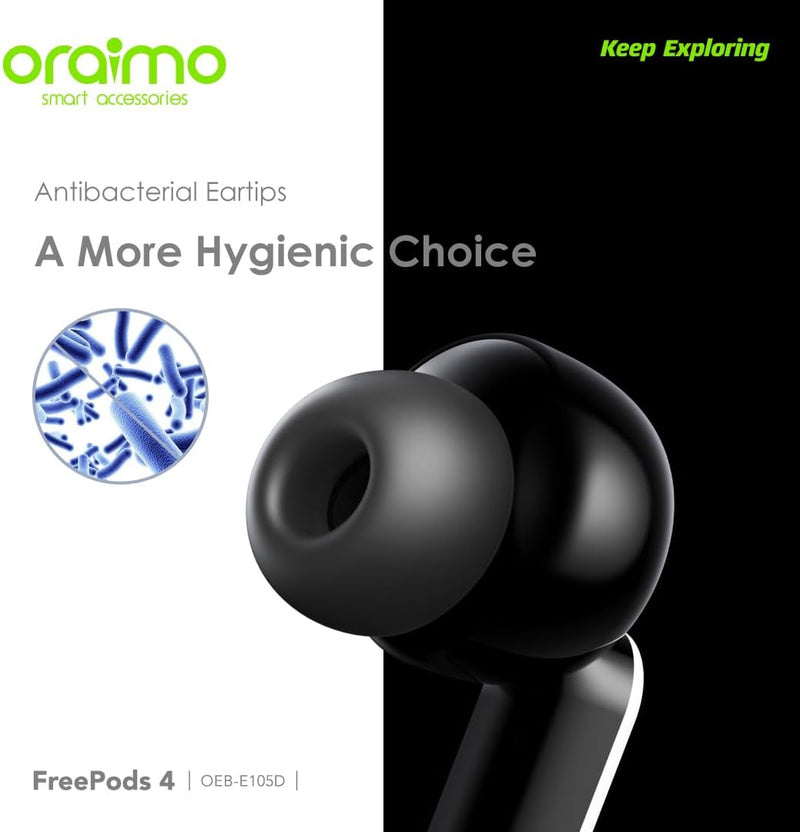 Oraimo OEB-E105D Free Pods 4 ANC True Wireless Earbuds
