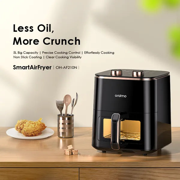 Oraimo OH-AF210N SmartAirFryer 1500W Cooking Visible Smart Air Fryer