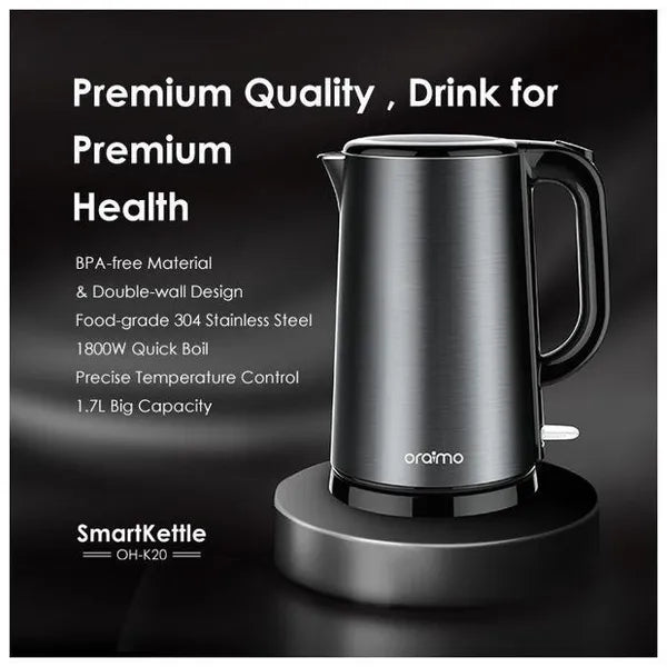 Oraimo OH-K20 Smart 1.7L Full Metal Liner Kettle